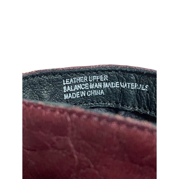 Born Red Leather Ankle Boots With Zip Closure Womens Size 7 US 38 EU - Picture 6 of 13